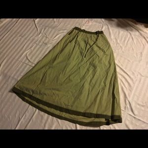 🖤Vintage Green Maxi Skirt